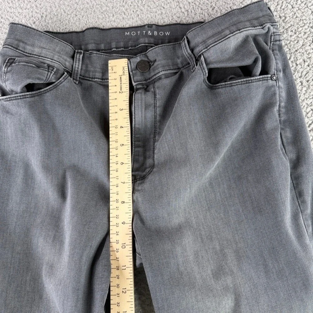 Mott & Bow Jeans Women‎ 32 Fits (31x30) Gray High-Rise Skinny Stretch Denim 9434